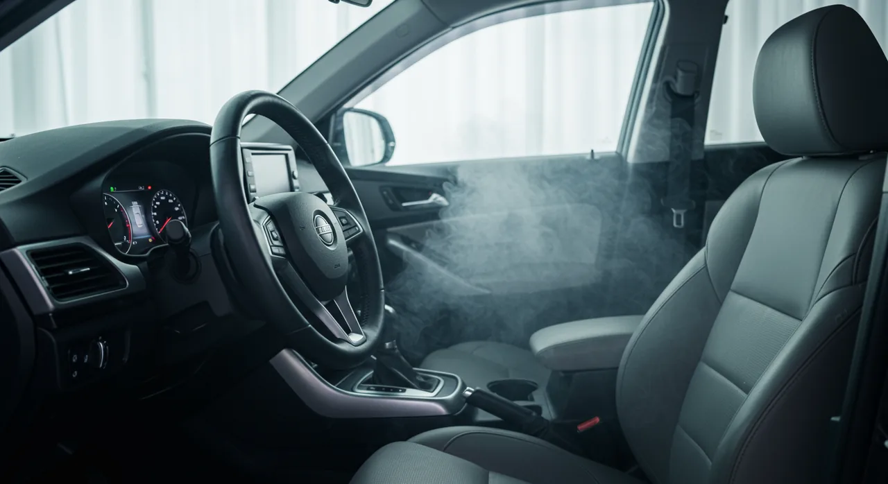 Car interior fumigation after carpark cockroach issue